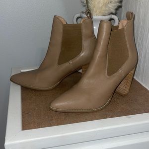Tan oasis society bootie